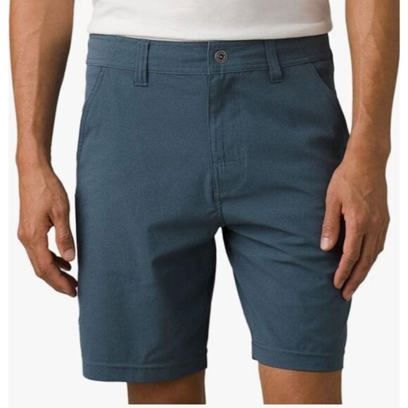 Prana Men’s Size 40 Blue Brion Shorts Stretch Casual Hiking - Picture 6 of 6